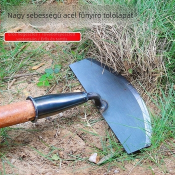 Otthoni használatra készült fű- és gyomirtó eszköz mangánacél kapa ferde fejjel