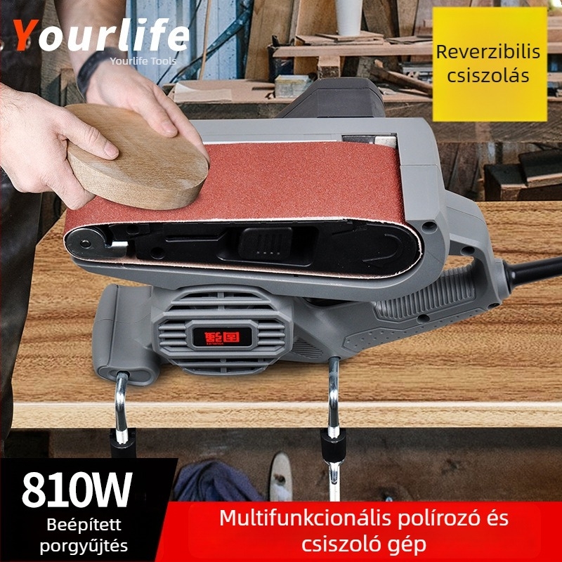 Stubborn Szalagcsiszoló – hordozható asztali csiszoló faipari felhasználásra