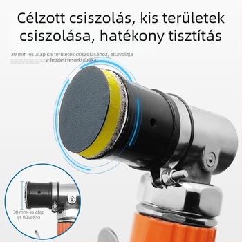 AT-30 Pneumatikus 90°-os szögletes csiszoló-polírozó gép, 1 hüvelyk / 30 mm