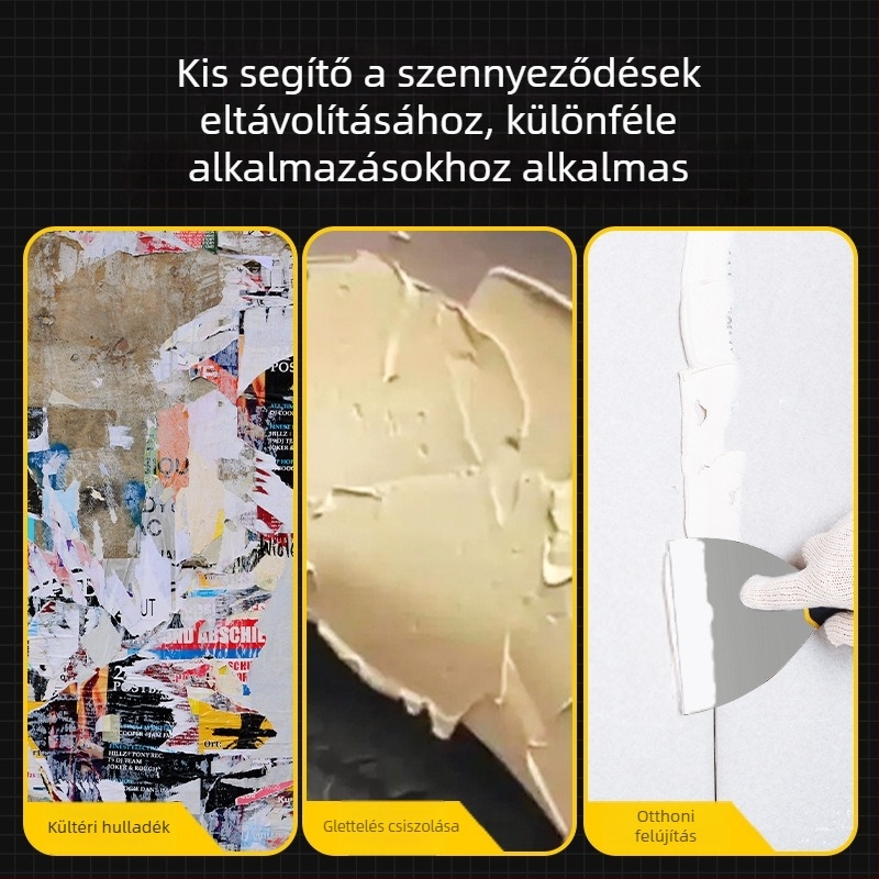 DL-HD5 Glettkés műanyag markolattal, 5 hüvelykes rozsdamentes acél pengegletteléshez