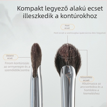 Guo Xiaoniu Fan alakú highlighter ecset fin gyapjú sörtékkel, puha kiemeléshez