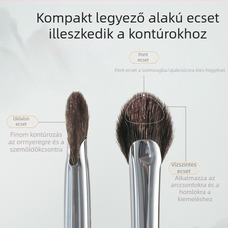 Guo Xiaoniu Fan alakú highlighter ecset fin gyapjú sörtékkel, puha kiemeléshez