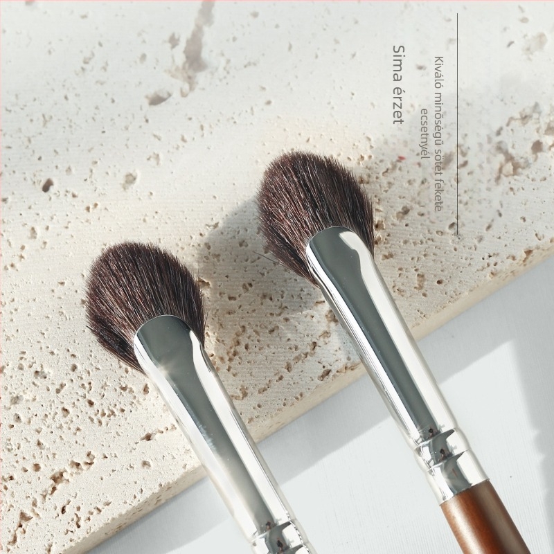 Guo Xiaoniu Fan alakú highlighter ecset fin gyapjú sörtékkel, puha kiemeléshez