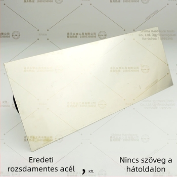 Glett kés magnéziumötvözetű nyéllel és rozsdamentes acél pengével, dekorációs eszköz