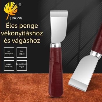 Bőrműves finiselő és vágó kés, gravírozó eszköz