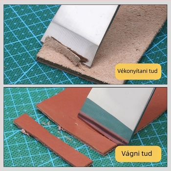 Bőrműves finiselő és vágó kés, gravírozó eszköz