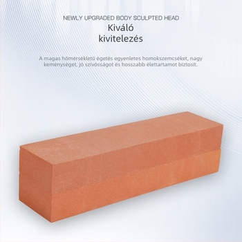 Fehér korundos olajos élező kő, egyoldalas, 200 × 50 × 25 mm, magas keménység, késélezítéshez és forma-polírozáshoz