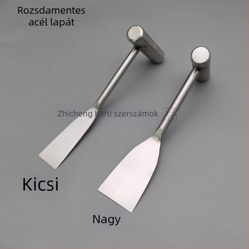 Rozsdamentes acél kertészeti ásó virágok és zöldségek ültetésére, gyomok kiirtására és talaj ásására