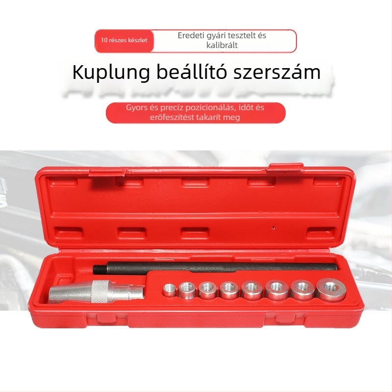 10 részes kuplung-centriózó szerszámkészlet autójavításhoz