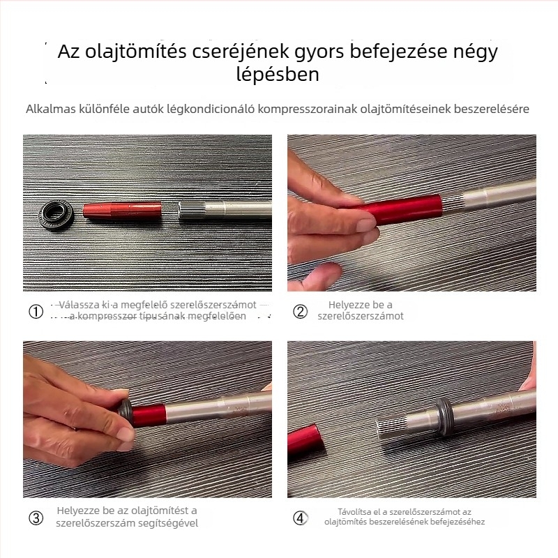 7 részes készlet olajtömítéshez autóklíma-kompresszorhoz