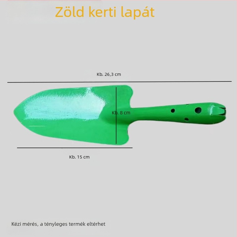 Színes kertészeti ásó talaj ásásához és ültetéséhez, kompakt vasból készült ásó kültéri használatra