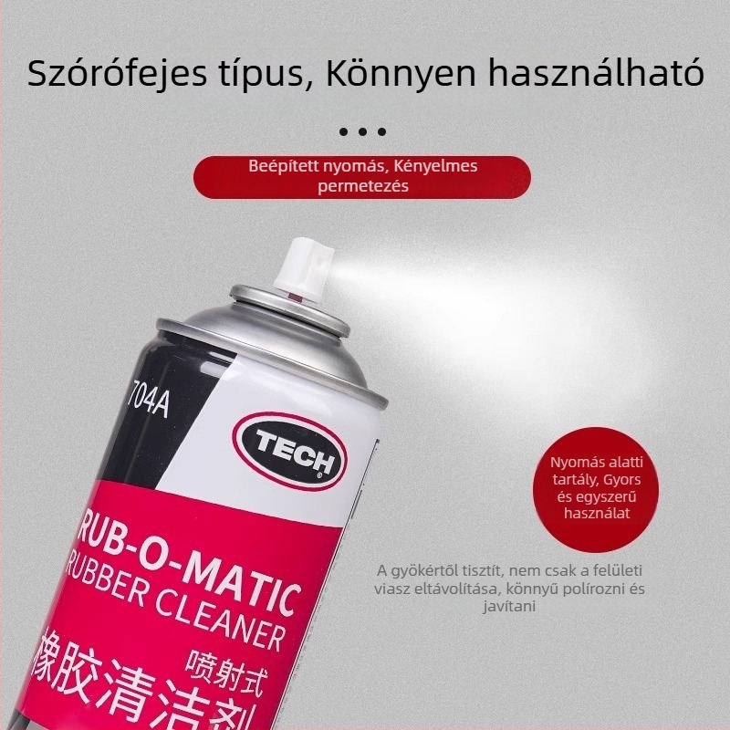 Teck 704A gumijavító készlet tisztító folyadékkal és szórófejjel, 311 g