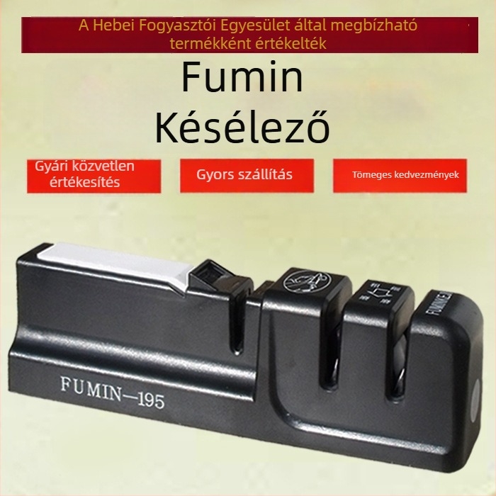 Fumin késélező és ollóélező, konyhai köszörűkő FM-195