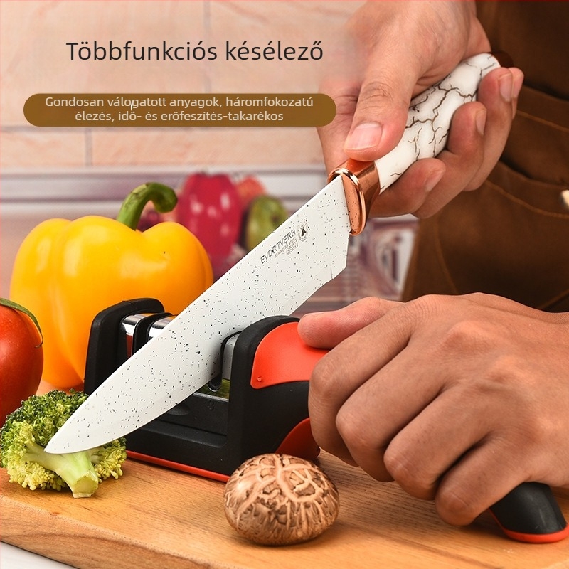 3 az 1-ben késélező - kézi, konyhai használatra