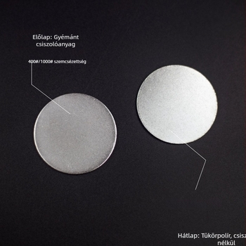 Lyuk nélküli kerek gyémánt csiszolókorong, 50 mm, hengeres élező tartozék