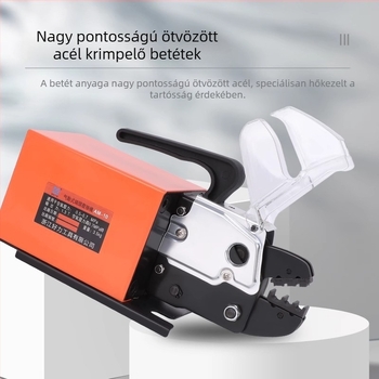 AM-10 Pneumatikus terminál-crimpelő gép, 0,25–10 mm cserélhető mátrixokkal