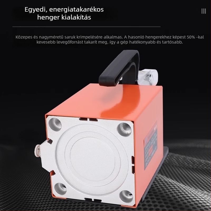 AM-10 Pneumatikus terminál-crimpelő gép, 0,25–10 mm cserélhető mátrixokkal