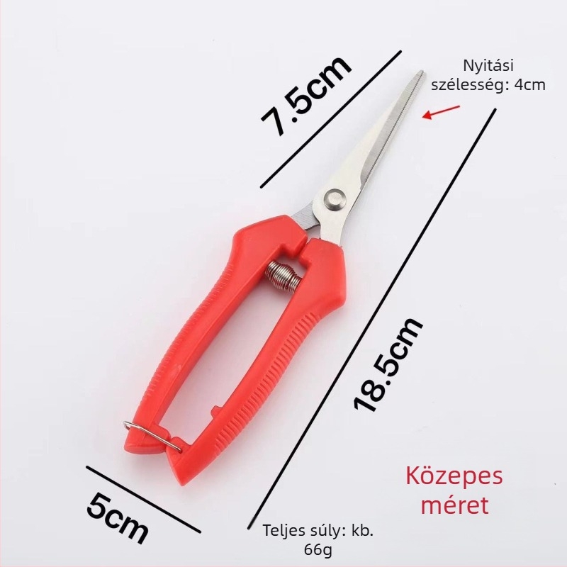 Gyümölcsszedő olló és metsző olló a kerthez – Többfunkciós szedés gyümölcsökhöz, zöldségekhez és szőlőhöz