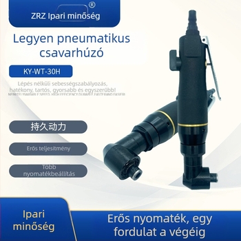 Black Wolf ipari színvonalú 90°-os derékszögű pneumatikus csavarhúzó KY-WT-305H