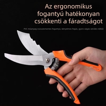 Acél fokhagyma olló