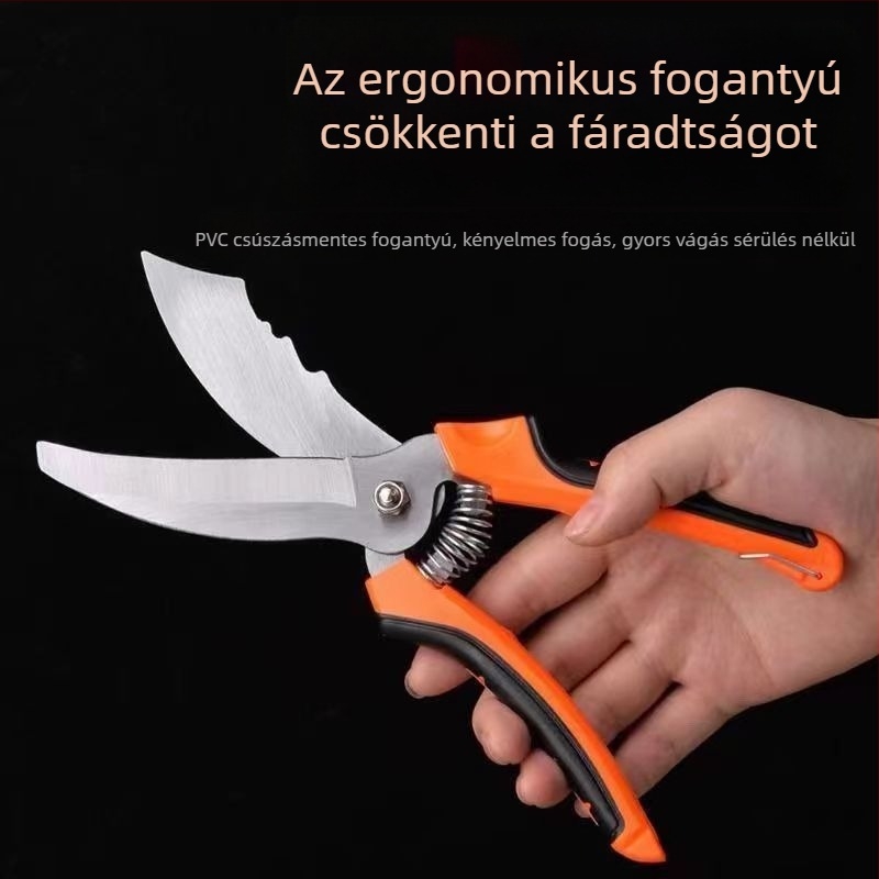 Acél fokhagyma olló