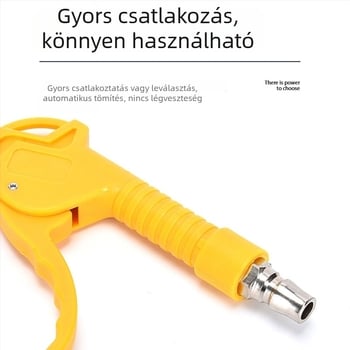 Műanyag magasnyomású porfújó pisztoly AR-TS, piros, hosszú és rövid kivitelben, légkompresszorhoz és autókozmetikához