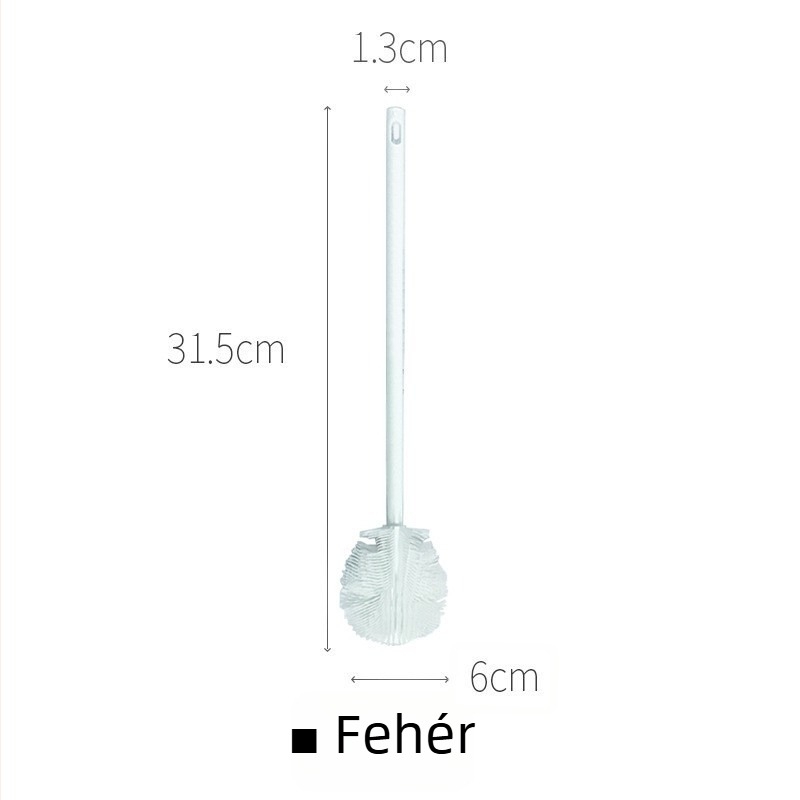 Hosszú nyélű szilikon pohárkefé, poharak, üvegek, turmixgépek és termoszok tisztításához