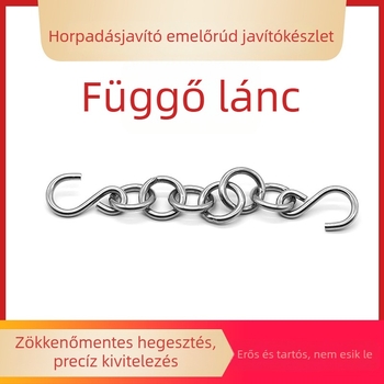 Autó karosszéria-dent javítására szolgáló eszköz lánccal és kampókkal a húzáshoz