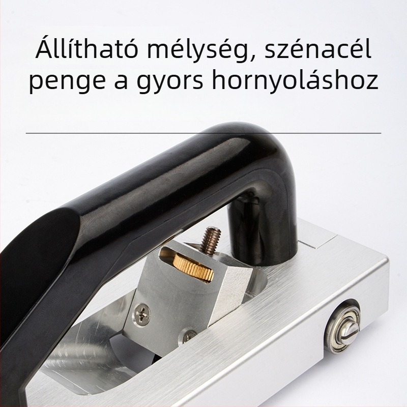PVC padló hornyoló fűrész vezető görgővel