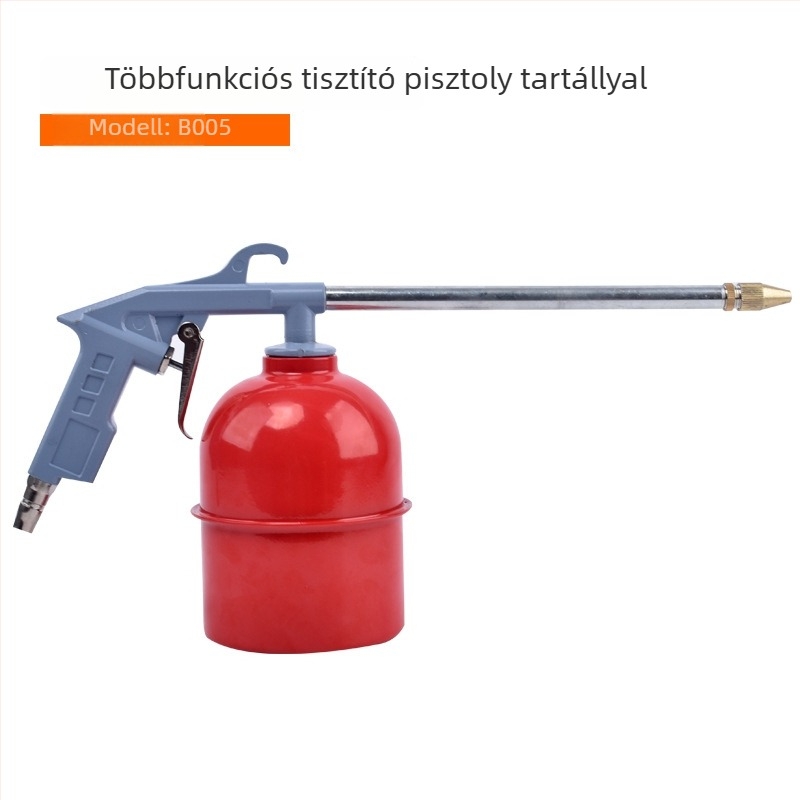 Magasnyomású motor tisztító pisztoly, pneumatikus olajcsatornák és injektorok tisztítása, olajspray pisztoly