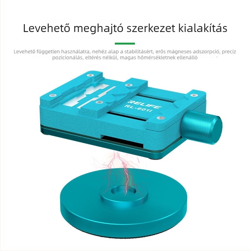 RELIFE RL-601I Mini Forgó Rögzítő a PCB-chip Javításhoz, Ragasztó Eltávolítása és Hegesztés