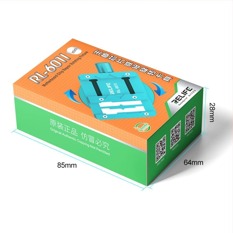 RELIFE RL-601I Mini Forgó Rögzítő a PCB-chip Javításhoz, Ragasztó Eltávolítása és Hegesztés