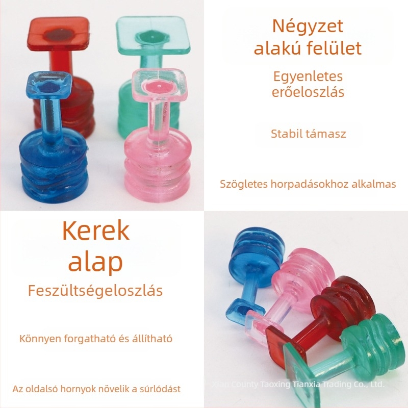 Autóhorpadás-javító eszköz húzóval és PC-anyagú négyszögletes ragasztó lapokkal (PDR)