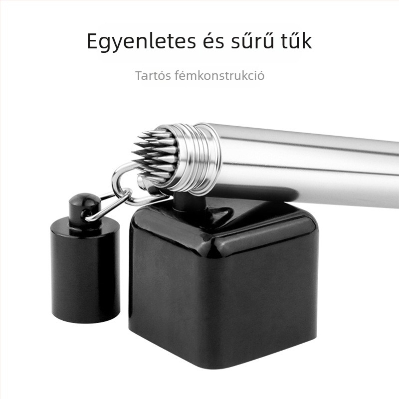 Kétfunkciós, fém biliárdütő fej javító eszköz tűvel