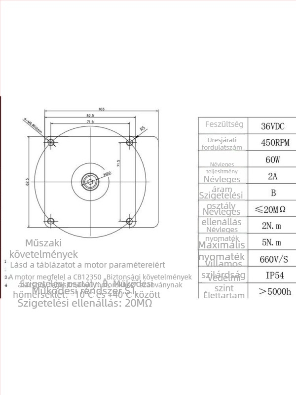 Mini 36V-os brushless DC motor padlótisztítóhoz, kis kefés korong