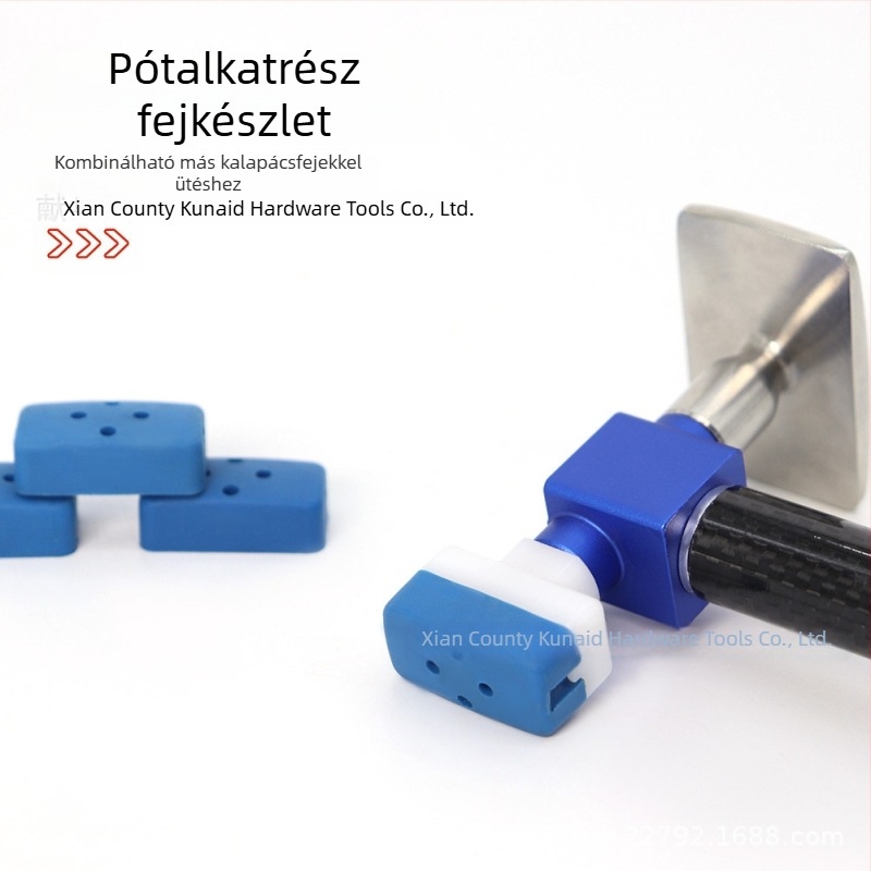 Autó dent javító eszköz szintező kalapáccsal és cserélhető fejjel