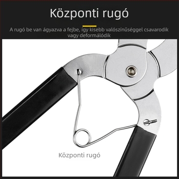 Autójavító eszközök: dugógyűrű csipesz, dugógyűrű eltávolító, beillesztő csipesz