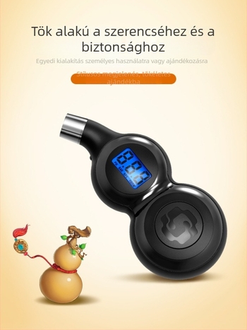 Digitális autógumi nyomásmérő kijelzővel és deflációs funkcióval