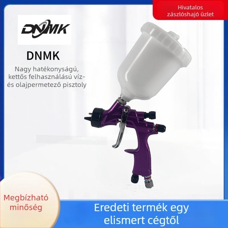 DNMK HVLP fúvópisztoly autók festéséhez, GTI pneumatikus