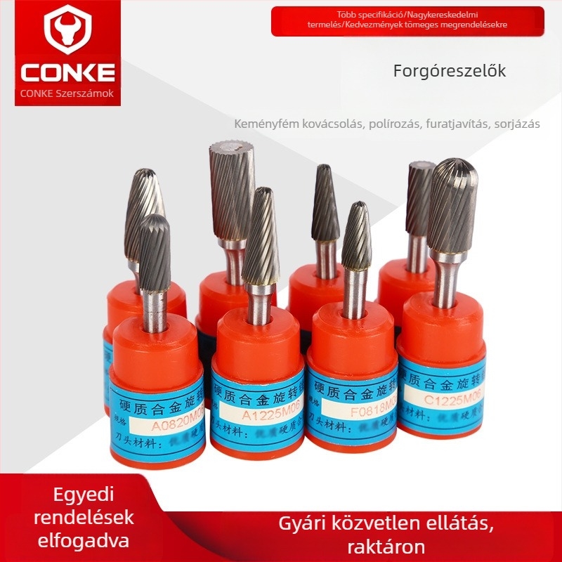 Keményfémes forgóreszelő gravírozáshoz és csiszoláshoz – fémmunkához