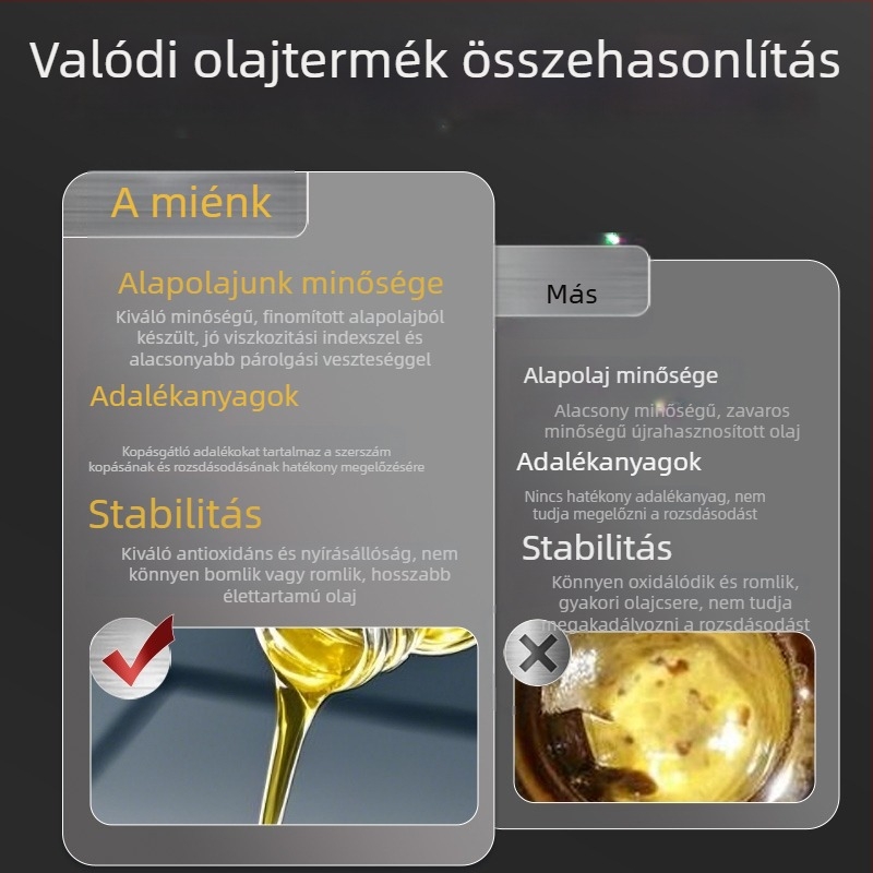 Szögpisztoly tisztítási és kenőanyag-készlet: olaj a szögpisztolyhoz, karbantartó olaj, olajpisztoly és mennyezeti szerszámok, motorolaj