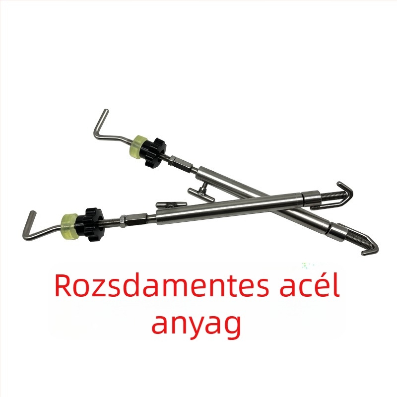 Horpadásjavító eszköz autókhoz rozsdamentes acél támasztórudakkal mindkét végén, ajtókhoz, csomagtartóhoz és motorháztetőhöz