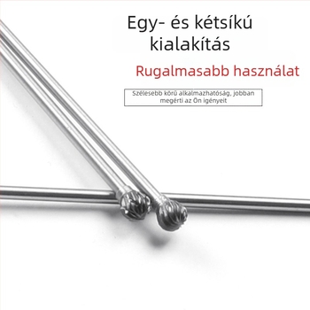 Karbid forgó burr hosszú nyeleivel, gyémántos csiszolófej fémhez és fához, univerzális csiszoló- és polírozó eszköz elektromos fúróhoz