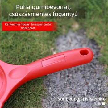 Rozsdamentes acél kerti ásó műanyag nyéllel, otthoni kertészkedéshez, virágok és zöldségek ültetéséhez