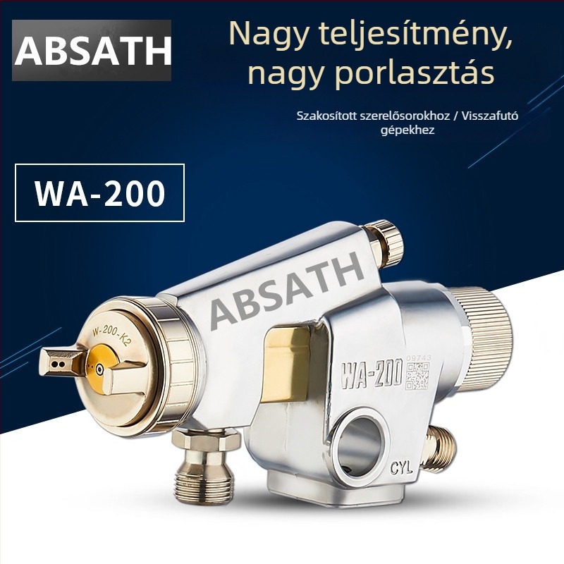 WA-200 automata permetezőpisztoly bőrre és kerámia mázhoz – gyártósori alkalmazás
