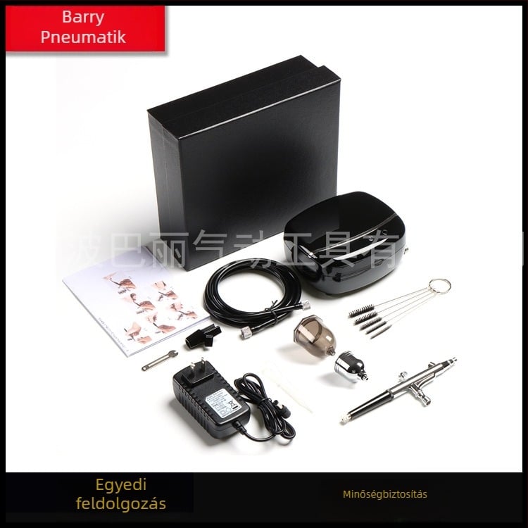 Kozmetikai mini légpumpa modell, tintasugaras nyomtató, oxigén injektor, tisztító egység, smink- és köröm művészeti szórópisztoly, tetoválás, széles feszültségtartomány