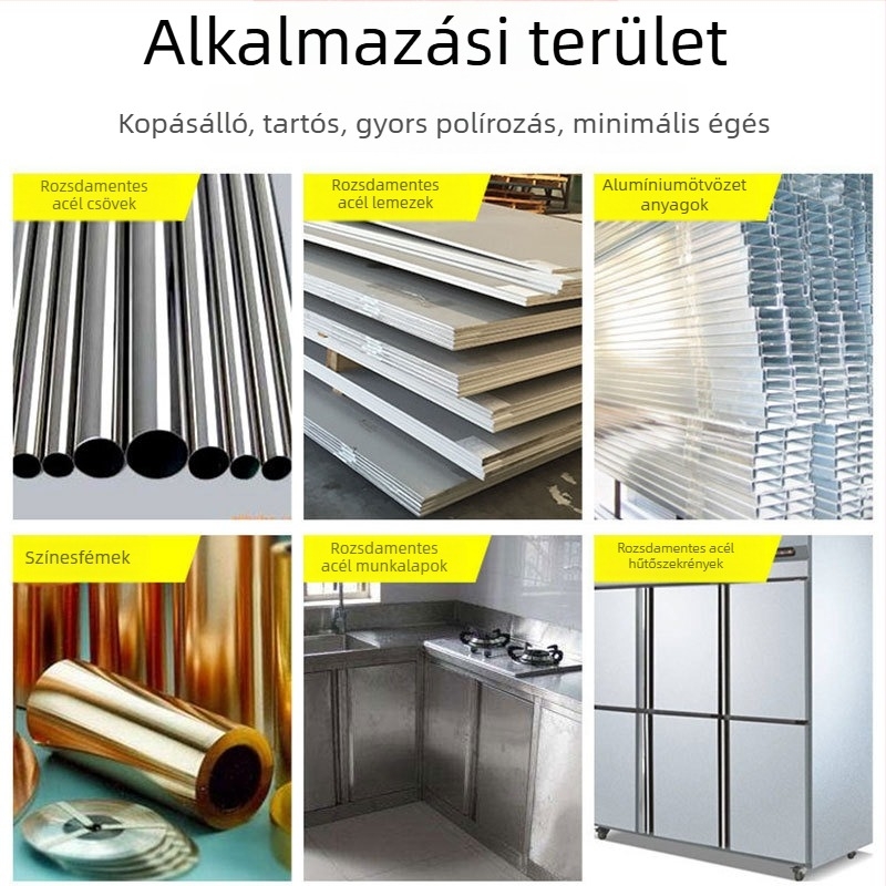 Keresztmagú sarokcsiszolóhoz való huzalos szálcsiszoló kerék, 60/80/120 szem, nylon rostos polírozó kerék