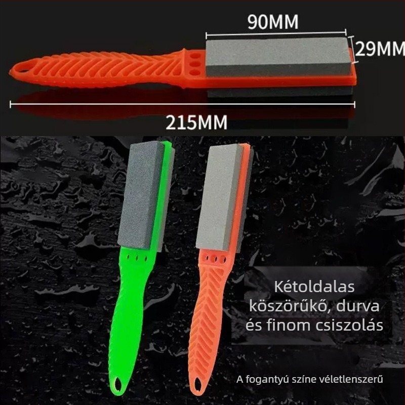 otthoni kétoldalas késélező – durva és finom élezéshez, konyhai késekhez