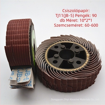 Zhiyi Grinding TJ113(JB-5) Abrazív vászonkör bambusz és fa polírozására