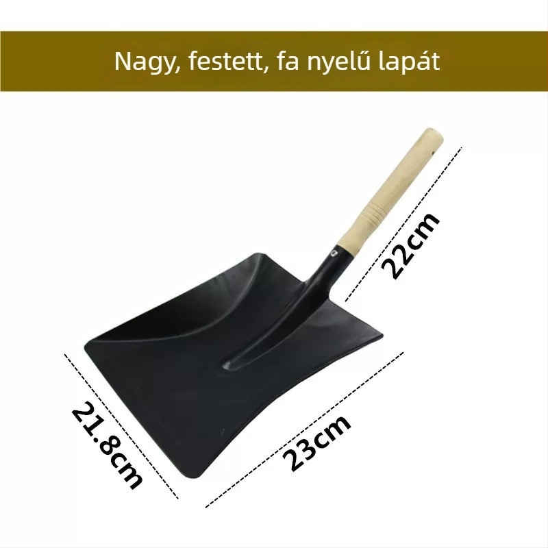 Vas kerti ásó, kis kézi ásó virágok és zöldségek ültetéséhez